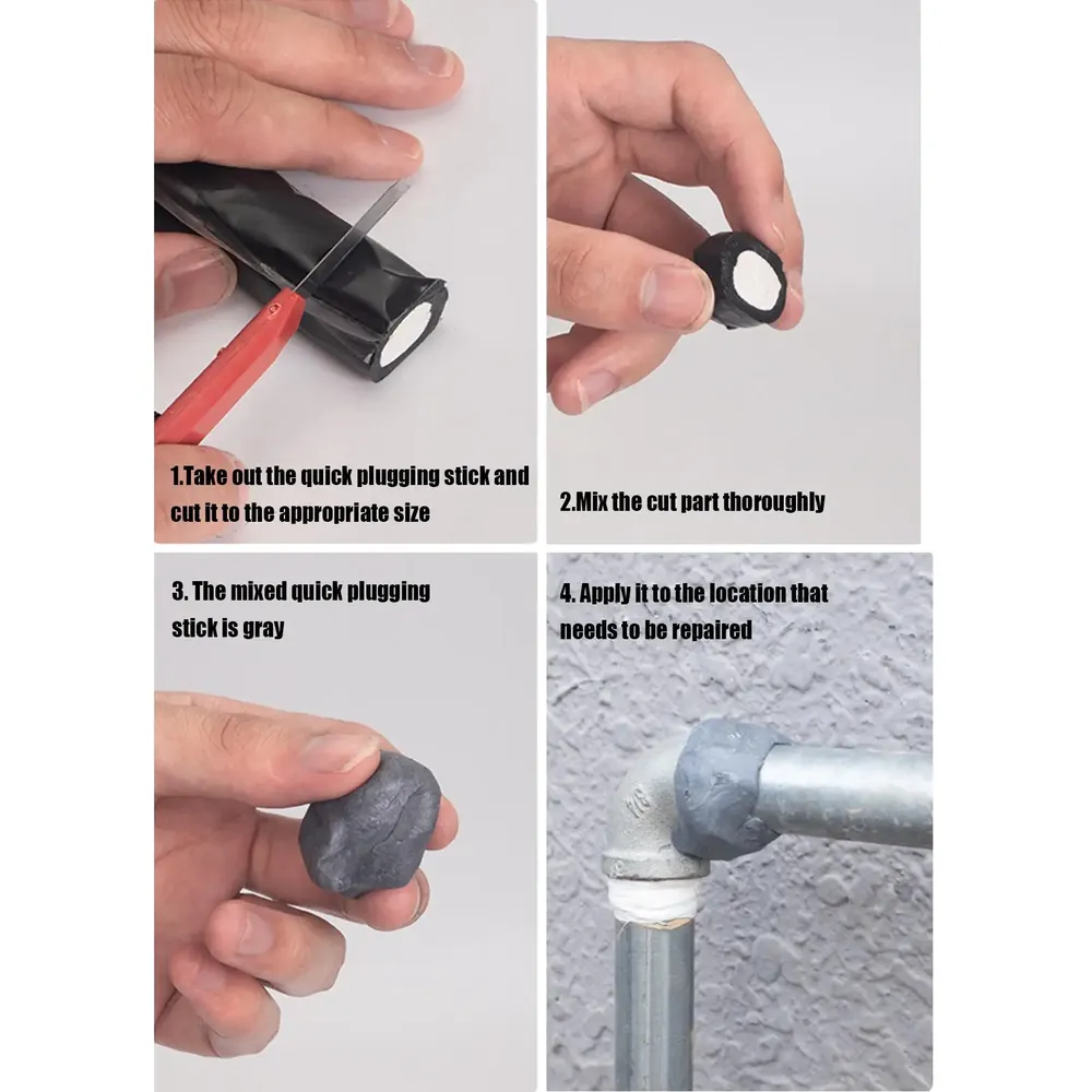 Mastic époxy 40 ml à 120 ml pour réparation rapide de divers matériaux