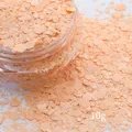 Mélange de paillettes néon mat 10 g pour résine – Couleur Ivoire (3)