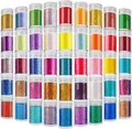 Mélange paillettes épaisses et fines 45 couleurs résine – 4