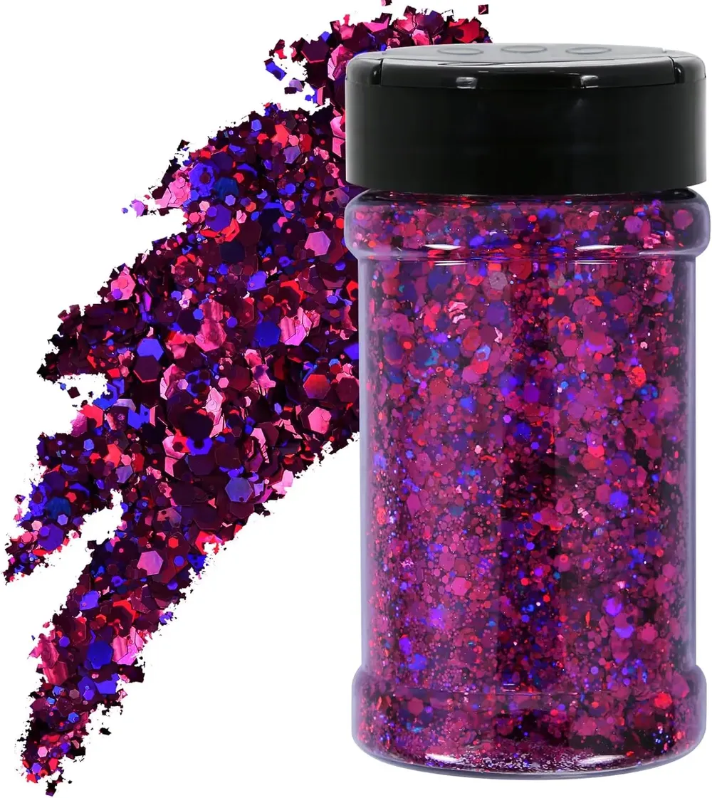 Mélange paillettes holographiques 50g pour résine