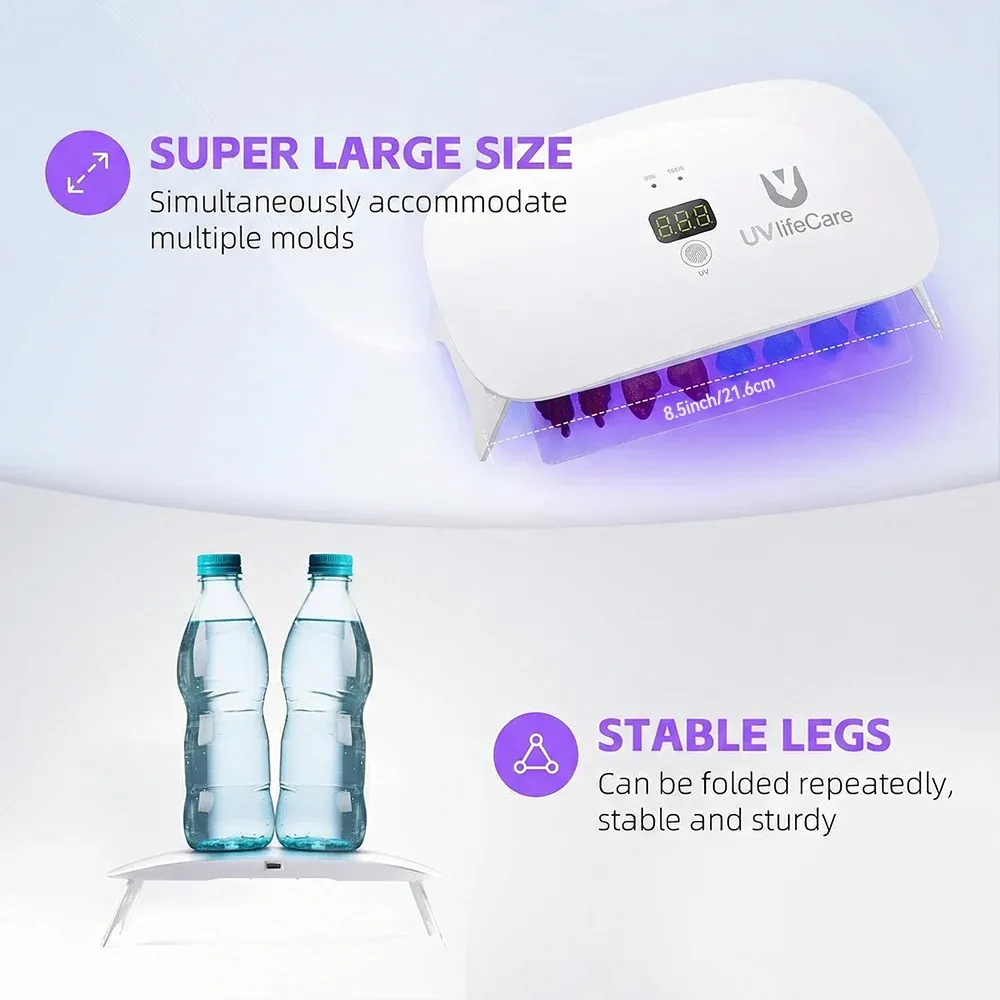 Mini lampe UV 2,5x plus d'énergie pour résine et bijoux