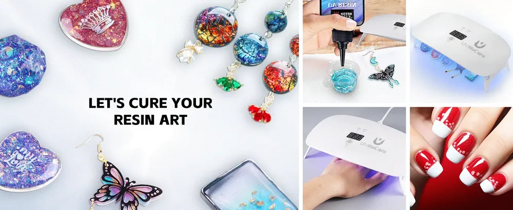 Mini lampe UV 2,5x plus d'énergie pour résine et bijoux