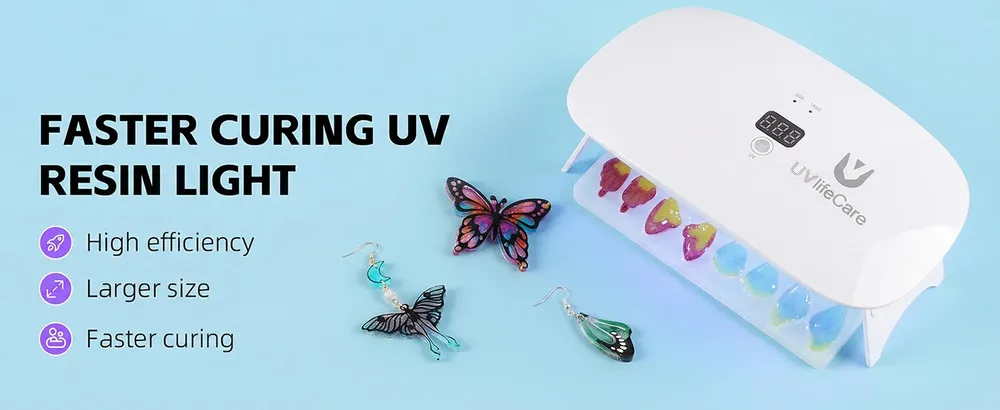 Mini lampe UV 2,5x plus d'énergie pour résine et bijoux