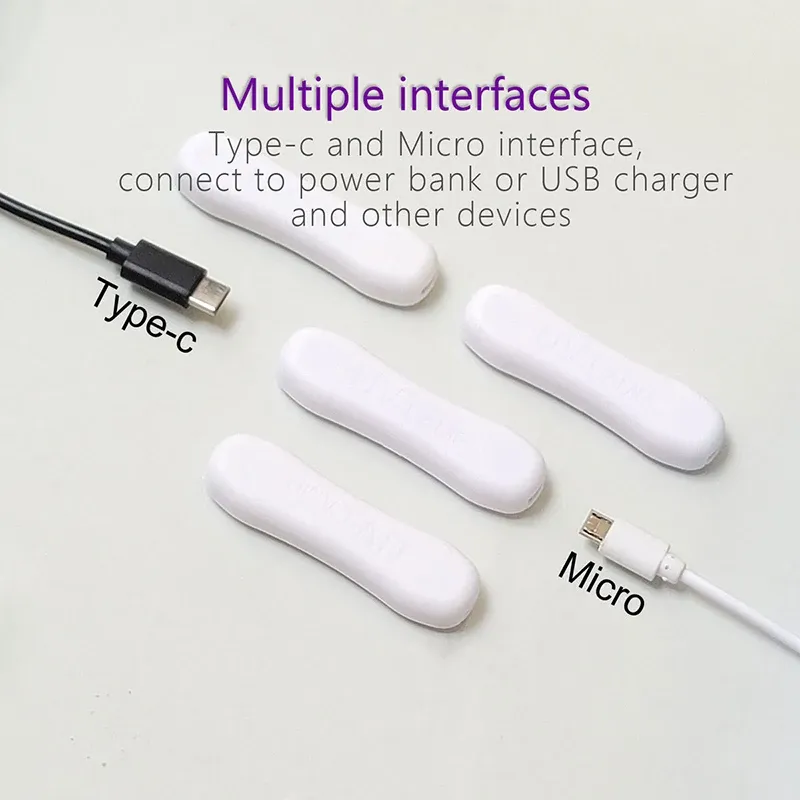 Mini lampe UV LED double Type-C pour réparation résine et écrans