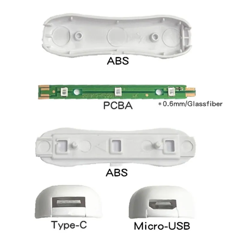Mini lampe UV LED double Type-C pour réparation résine et écrans