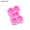 Mini moule silicone patte chat chien ours bijoux – 5
