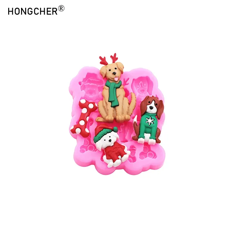 Mini moule silicone patte chat chien ours bijoux