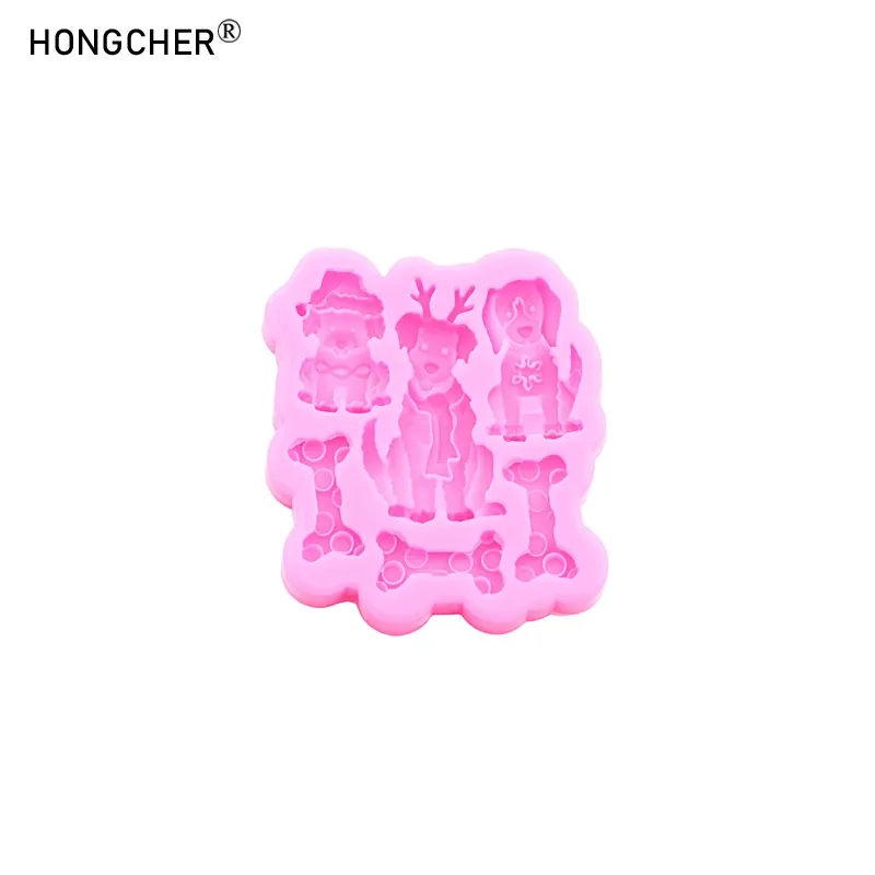 Mini moule silicone patte chat chien ours bijoux
