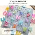 Mini moules silicone lettres pour porte-clés et bijoux DIY – 2