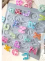 Mini moules silicone lettres pour porte-clés et bijoux DIY – 4