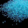 Mini perles de verre 10 à 20 g pour résine et nail art – Couleur Bleu