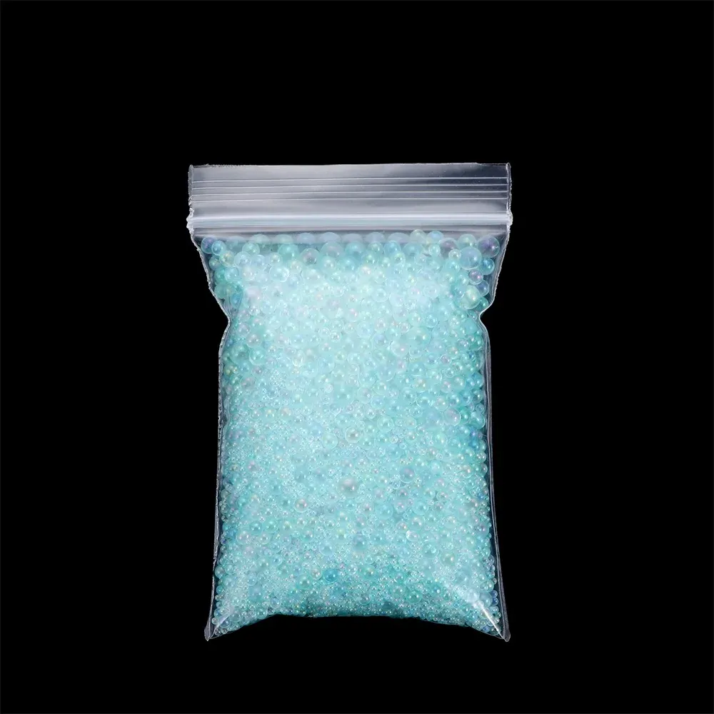 Mini perles de verre 10 à 20 g pour résine et nail art