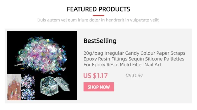 Mini perles de verre 10 à 20 g pour résine et nail art