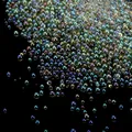 Mini perles de verre 10 à 20 g pour résine et nail art – Couleur Gris vert