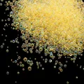 Mini perles de verre 10 à 20 g pour résine et nail art – Couleur Jaune