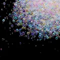 Mini perles de verre 10 à 20 g pour résine et nail art – Couleur Macaron