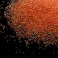 Mini perles de verre 10 à 20 g pour résine et nail art – Couleur Orange