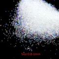 Mini perles de verre 10 à 20 g pour résine et nail art – Couleur Transparent 03