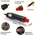 Mini pistolet air chaud 300W portable pour bricolage – 3