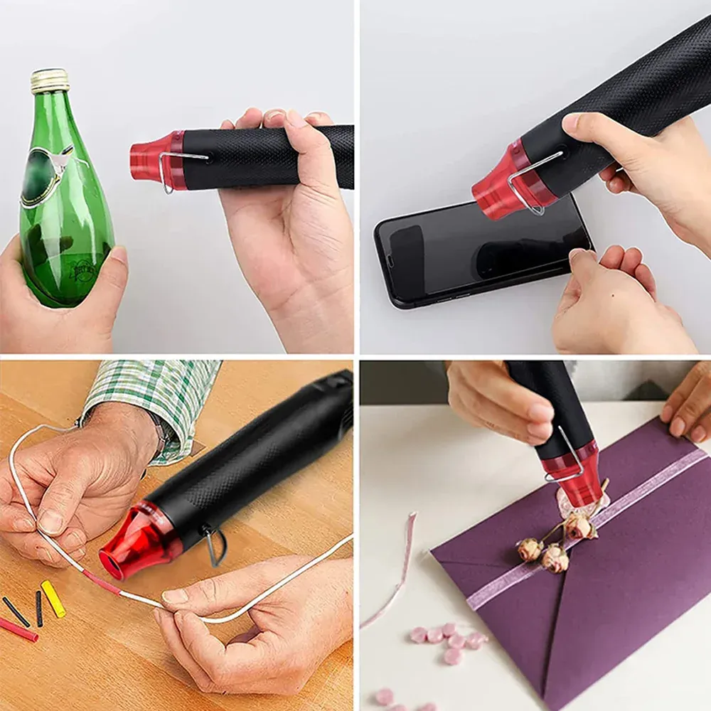 Mini pistolet air chaud 300W portable pour bricolage