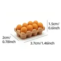 Mini plateau œufs résine pour maison poupée artisanat – 6