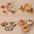 Mini set café et pâtisserie résine pour maison poupée – 1