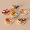 Mini set café et pâtisserie résine pour maison poupée – 2
