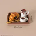 Mini set café et pâtisserie résine pour maison poupée – Couleur A10