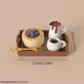 Mini set café et pâtisserie résine pour maison poupée – Couleur A11