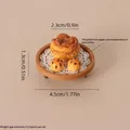 Mini set café et pâtisserie résine pour maison poupée – Couleur A14