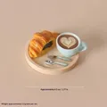 Mini set café et pâtisserie résine pour maison poupée – Couleur CHERRY (A2)