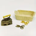 Mini set couture résine pour maison poupée 1:12 – Couleur Antique bronze