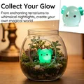 Miniatures axolotl lumineuses jardin féerique – 4