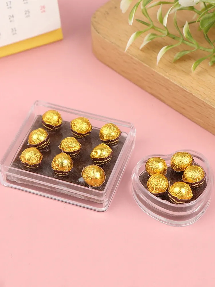 Miniatures chocolat maison poupée 1:12