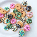 Miniatures donuts résine lot de 10 à 100 – 3