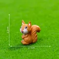 Miniatures écureuils résine lot de 5 à 10 – 1