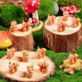 Miniatures écureuils résine lot de 5 à 10 – 2
