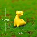 Miniatures girafe résine décoration jardin – Color C-1PC