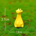 Miniatures girafe résine décoration jardin – Color D-1PC