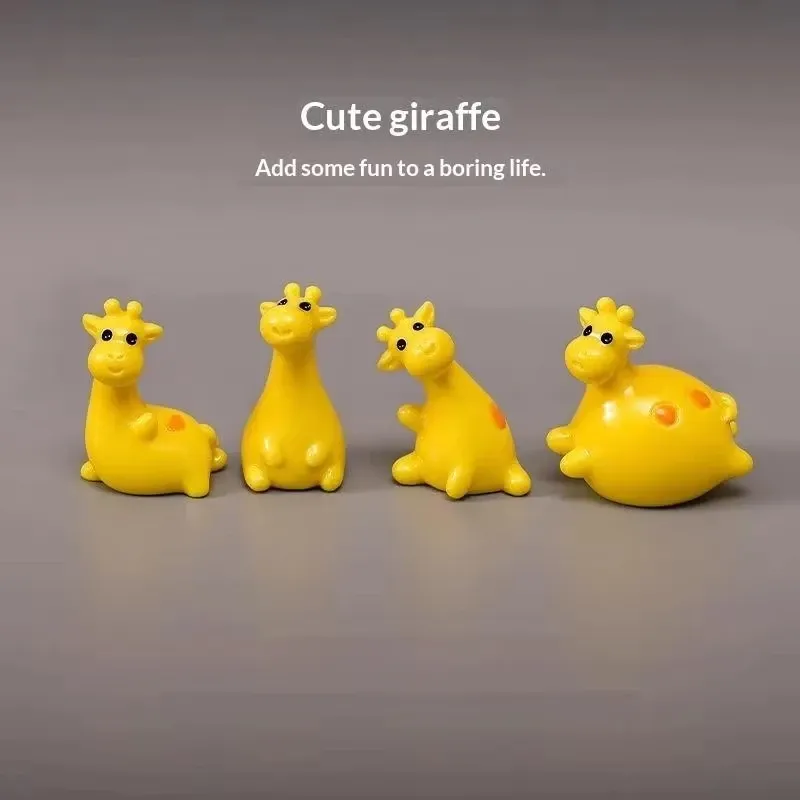 Miniatures girafe résine décoration jardin