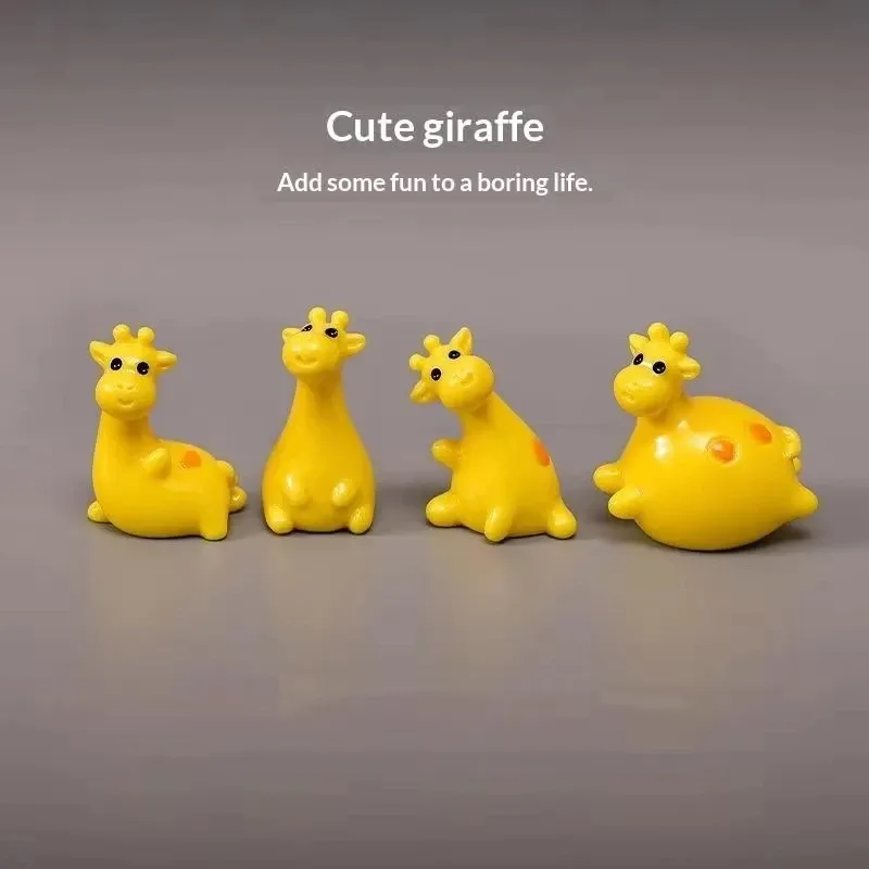 Miniatures girafe résine décoration jardin