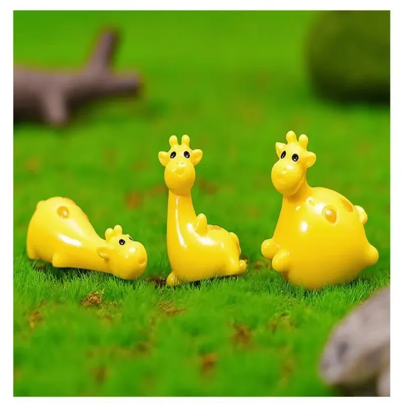 Miniatures girafe résine décoration jardin