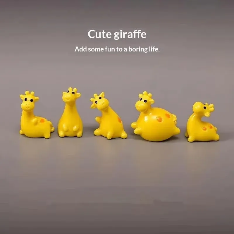 Miniatures girafe résine décoration jardin