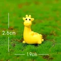 Miniatures girafe résine décoration jardin – Color E-1PC