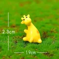 Miniatures girafe résine décoration jardin – Color G-1PC
