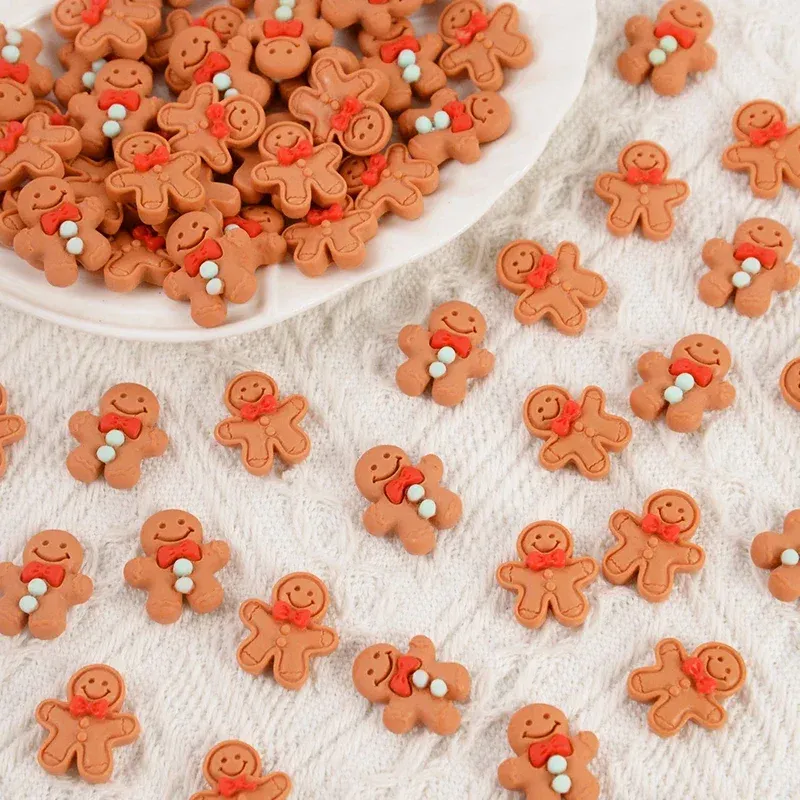 Miniatures pain d'épices résine lot de 10 à 20