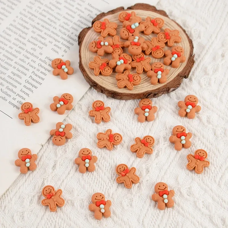 Miniatures pain d'épices résine lot de 10 à 20