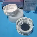 Moule béton rond Colisée, cendrier ciment, plâtre, ornement – 4