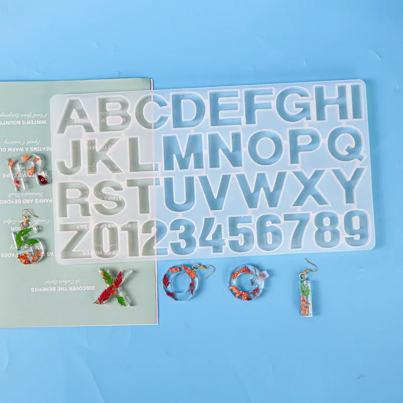 Moule lettre page complète pour résine époxy