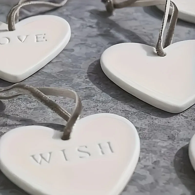 Moule pendentif cœur 8 cavités antiadhésif